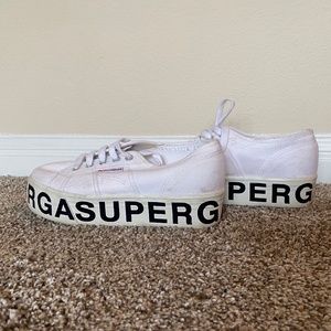 Superga 2790 Outsole in White (Platforms) size 38